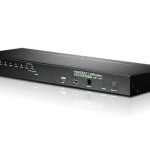ATEN CS1708I 8-Port PS/2-USB KVM over IP Switch With 1 Local/Remote User Access