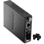 TRENDnet TFC-1000MSC Intelligent 1000Base-T to 1000Base-SX Multi-Mode SC Fiber Converter 
