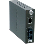 TRENDnet TFC-110S30 100Base-TX to 100Base-FX Single Mode SC Fiber Converter (30KM, 18.6Miles)