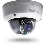 TRENDnet TV-IP311PI Outdoor 3MP Full HD PoE Dome Day/Night Network Camera 
