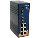 Oring IES-A1062GF-MM-SC Industrial C1D2/ATEX 8-port Unmanaged Ethernet Switch