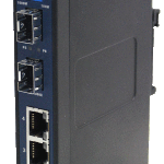 Oring IGS-1042GPA Industrial 6-port slim type unmanaged Gigabit Ethernet switch with 4×10/100/1000Base-T(X) and 2×100/1000Base-X, SFP socket