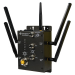 Oring TAR-3120-M12 Industrial EN50155 Dual-RF IEEE 802.11 a/b/g and IEEE 802.11 b/g Cellular VPN Router with 2×10/100Base-T(X), M12 connector, Cellular modem included