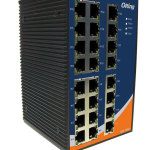 Oring IES-1240 Industrial 24-port unmanaged Ethernet switch with 24×10/100Base-T(X)