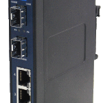 Oring IGPS-1042GPA Industrial 6-port slim type unmanaged Gigabit PoE Ethernet switch with 4×10/100/1000Base-T(X) P.S.E. and 2×100/1000Base-X, SFP socket