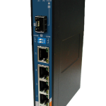 Oring IGPS-1411GTPA Industrial 6-port slim type unmanaged Gigabit PoE Ethernet switch with 4×10/100/1000Base-T(X) P.S.E. and 1×10/100/1000Base-T(X) and 1x1000Base-X, SFP socket