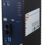 Oring IMC-P111FX-MM-SC-HV Industrial IEC 61850-3 Ethernet to fiber media converter with 1×10/100Base-T(X) to 1x100Base-FX fiber / 1x100Base-FX SFP socket
