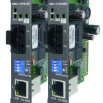 Oring RMC-111FB-MM Industrial Rack-mount card type Ethernet to fiber media converter with 1×10/100Base-T(X) and 1x100Base-FX