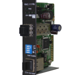 Oring RMC-111PB Industrial Rack mount card type Ethernet to fiber media converter with 1×10/100Base-T(X) and 1x100Base-FX, SFP socket