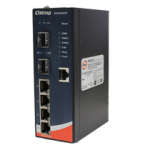 Oring  IGS-9042GP      Industrial 6-port managed Gigabit Ethernet switch with 4×10/100/1000Base-T(X) and 2×100/1000Base-X, SFP socket