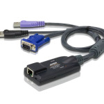 Aten KA7177 USB VGA Virtual Media KVM Adapter with Smart Card Support 