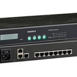 MOXA CN2610/CN2650 Series 8 and 16-port RS-232/422/485 terminal servers with dual-LAN redundancy