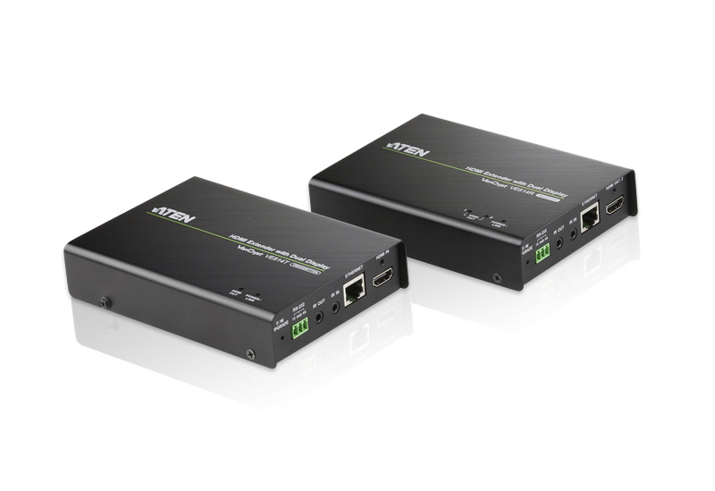ATEN VE814 HDMI Extender over single Cat 5 with Dual Display