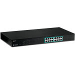 TRENDnet TPE-S160 16-Port 10/100Mbps PoE Switch 