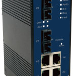 Oring IES-3062FX-MM-SC Industrial 8-port managed Ethernet switch with 6×10/100Base-T(X) and 2x100Base-FX