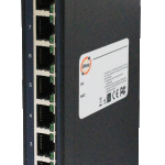 Oring IPS-1080A Industrial 8-port slim type unmanaged PoE Ethernet switch with 8×10/100Base-T(X) P.S.E.