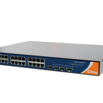 Oring RGPS-7244GP Industrial 28-port rack mount managed Gigabit PoE Ethernet switch with 24×10/100/1000Base-T(X) P.S.E. and 4x1000Base-X, SFP socket