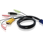 Aten 2L-5301U 1.2M USB KVM Cable with 3 in 1 SPHD and Audio