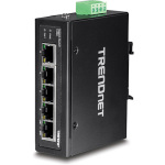 TRENDnet TI-G50 5-Port Hardened Industrial Gigabit DIN-Rail Switch