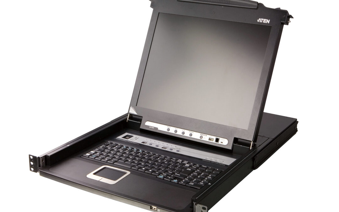 ATEN CL5708MW 8-Port PS/2-USB VGA Single Rail LCD KVM Switch