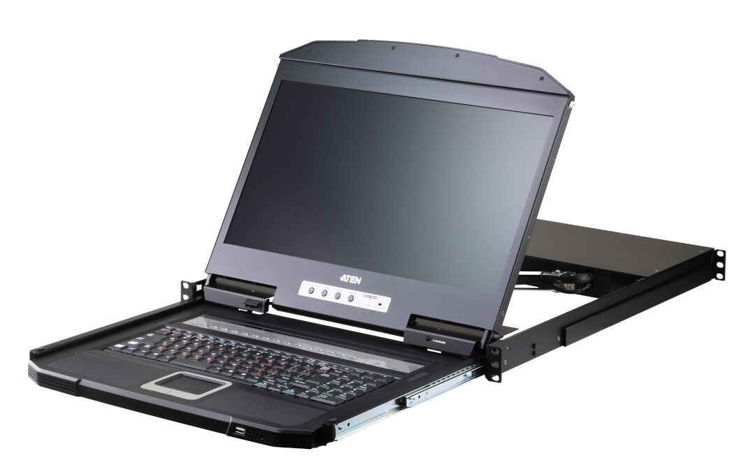ATEN CL3116 / CL3116NX 16-Port PS/2-USB VGA Single Rail WideScreen LCD KVM Switch