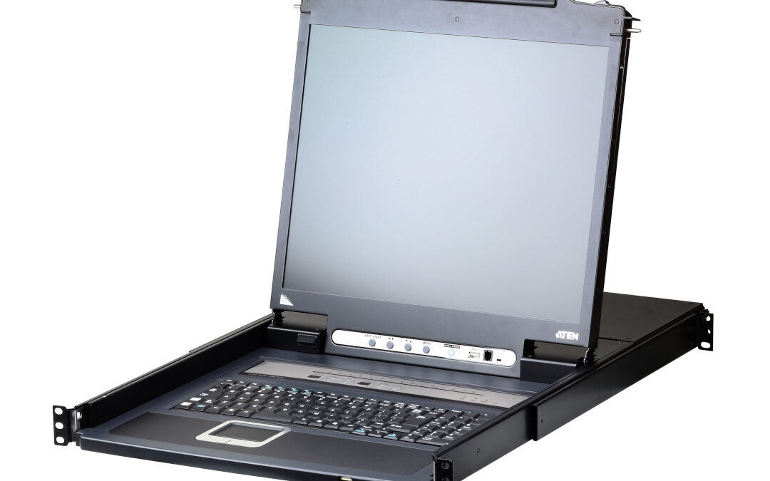 ATEN CL5716iN 1-Local/Remote Shared Access 16-Port PS/2-USB VGA Single Rail LCD KVM over IP switch