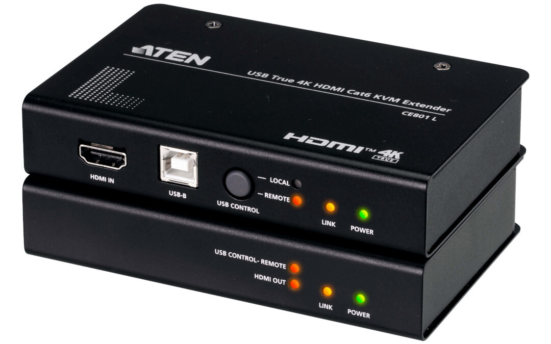 ATEN CE801 USB True 4K HDMI Cat 6 KVM Extender (4K @ 70 m / FHD @ 100 m)