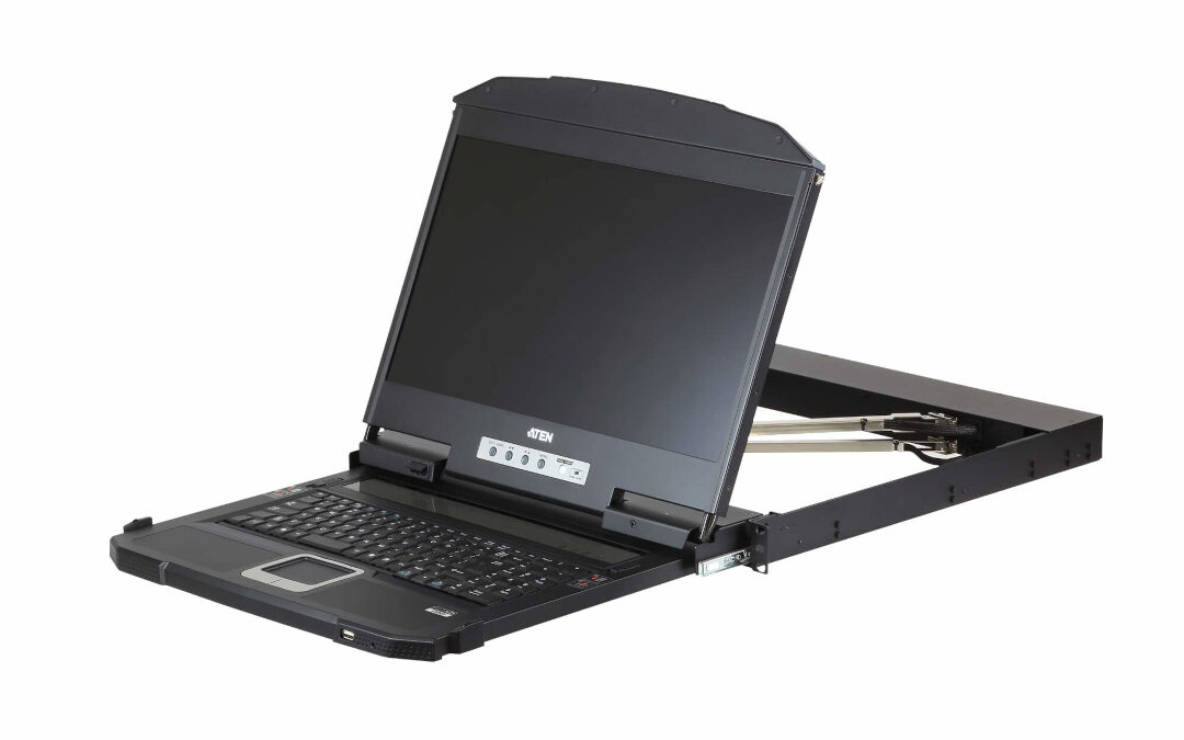 ATEN CL3884NW 4-Port USB HDMI Multi-View Dual Rail WideScreen LCD KVM Switch