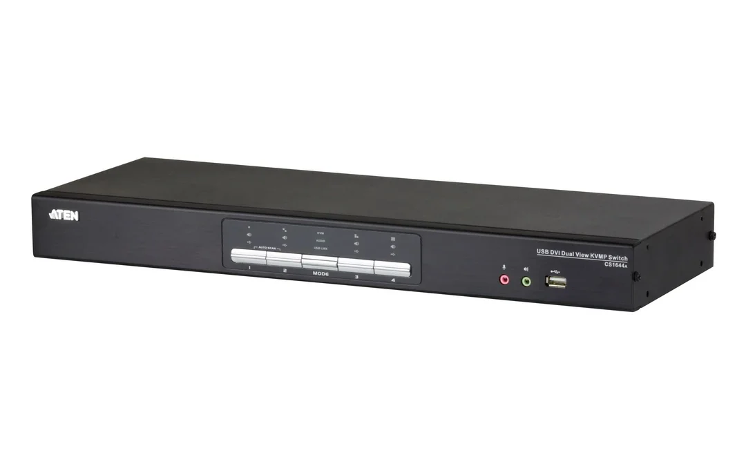 ATEN CS1644A 4-Port USB DVI Dual View KVMP™ Switch