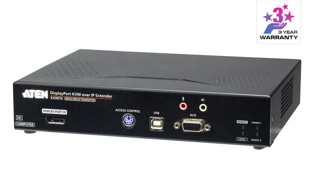 ATEN KX9970T 5K DisplayPort KVM over IP Transmitter