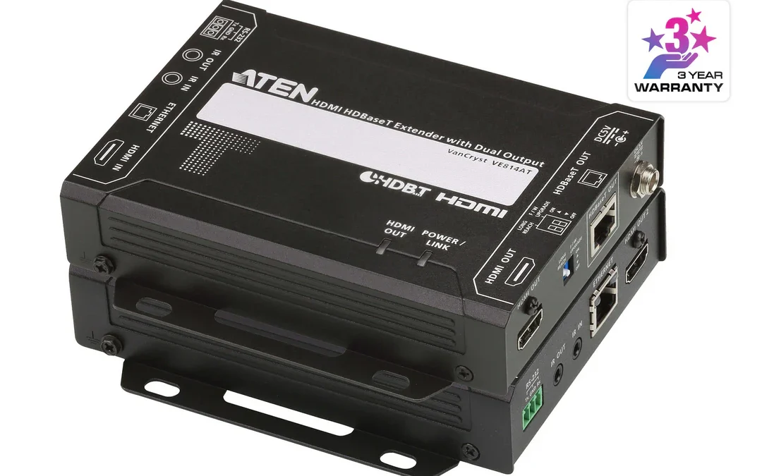 ATEN VE814A HDMI HDBaseT Extender with Dual Output
