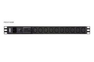 ATEN PE0218S 1U Basic PDU with Surge Protection