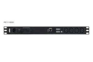 ATEN PE1118S Basic Metered 1U PDU with Surge Protection