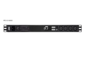 ATEN PE1218SG Basic Metered 1U PDU with Surge Protection