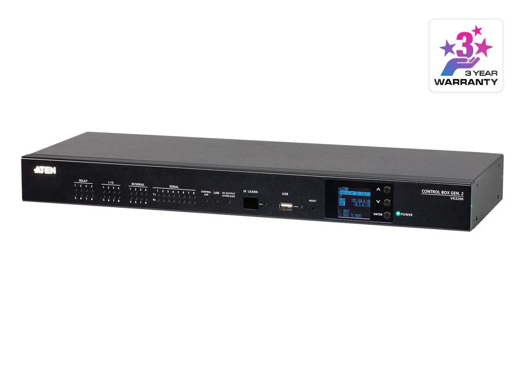 ATEN-vk2200 tampak depan samping