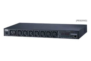 ATEN PE6208G 20A/16A 8-Outlet 1U Metered & Switched eco PDU