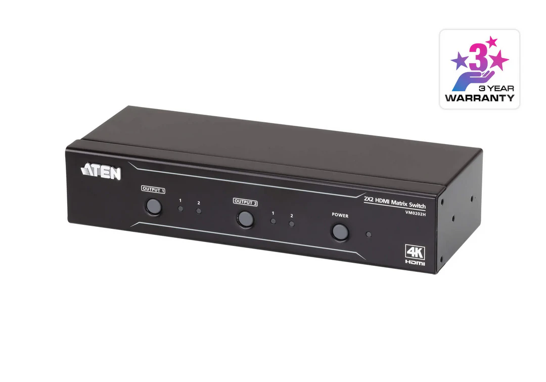 ATEN-vm0202h tampak depan samping