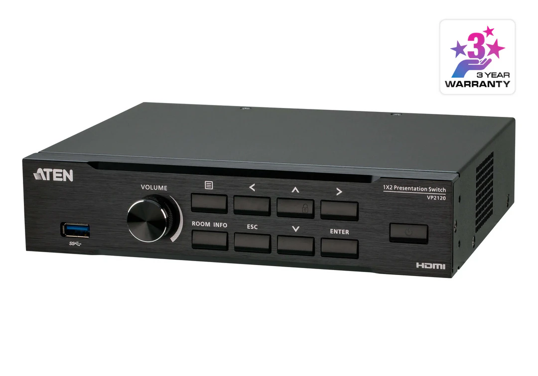 ATEN-vp2120 tampak depan samping
