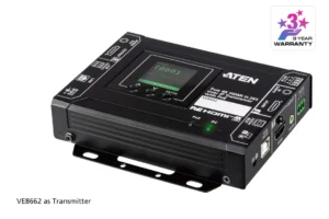ATEN VE8662 True 4K HDMI H.265 over IP Transceiver with PoE